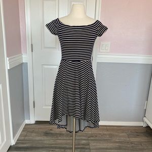 Windsor Striped High Low Flowy Dress Size M